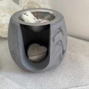 Brûleur Gris anthracite effet Marbré